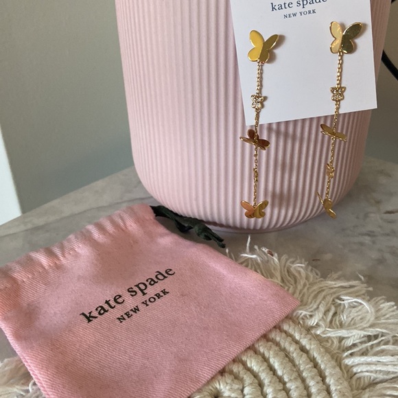 Beautiful butterfly dangle earrings from Kate Spade - Picture 2 of 2